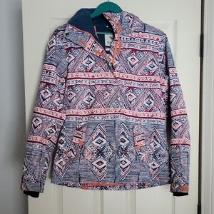 Roxy Multicolor Patterned Ski Jacket